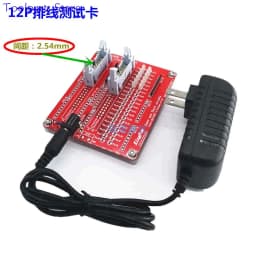 Cable Tester Test Card with a Spacing of 2.54mm, IDC 8-64P Test Board for Open Circuit and Short Circuit Detection