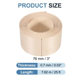 Birch Edge Banding 7.62m/15m Wood Veneer Tape Pre-glued Flexible Wood Tape Banding for Furniture Cabinet Shelves Tables Repair