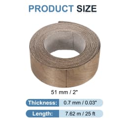 Birch Edge Banding 7.62m/15m Wood Veneer Tape Pre-glued Flexible Wood Tape Banding for Furniture Cabinet Shelves Tables Repair