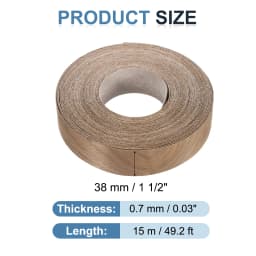 Birch Edge Banding 7.62m/15m Wood Veneer Tape Pre-glued Flexible Wood Tape Banding for Furniture Cabinet Shelves Tables Repair