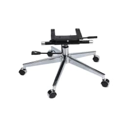 Plating Silver Office Chair Foot Hotel Furniture Accessories Base Chassis Computer Chair Five Star Scaffolding