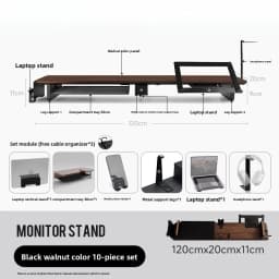Z3 Modular Monitor Stand Multi-Functional Desk Organizer Height Increase Computer Desks Ergonomic Laptops Stand for Home Office