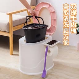 Portable Toilet  Elderly Mobile Toilet Household Large Thickened  Anti-odor Plastic Squatting Toilet Chair for Pregnant Women