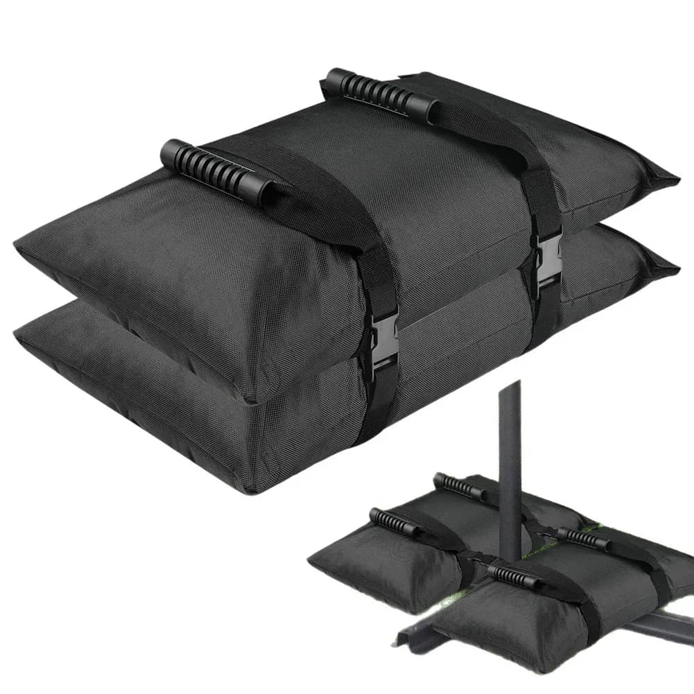 1PCS Umbrella Base Weights Sand Bag With 2 Inner Bags Leak-proof Heavy-duty Outdoor Oxford Fixed Sandbags For Camping Tent