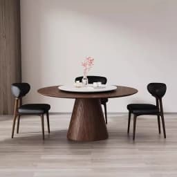 Mid-Century Modern Dining Chairs Furniture Anti-scratch Leather Upholstery Weight-Bearing Design Luxury Kitchen/Office Seating