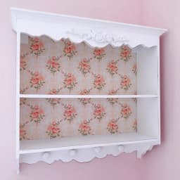 Vintage wall-mounted shelf, hallway, bedroom, kitchen ledge, storage rack, wall-mounted storage rack, coat and hat hanging woode
