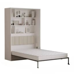 Full Murphy Bed With Closet Organizer With Drawers Full Size Bed Space-Saving Sleeping Arrangement For Multipurpose Bed