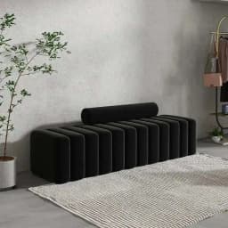 Nordic Living Room Sofa Footstool Light Luxury Upholstered Bench Bedroom Bed End Stool Creative Rectangular Shoe Changing Stool