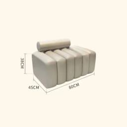 Nordic Living Room Sofa Footstool Light Luxury Upholstered Bench Bedroom Bed End Stool Creative Rectangular Shoe Changing Stool
