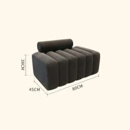 Nordic Living Room Sofa Footstool Light Luxury Upholstered Bench Bedroom Bed End Stool Creative Rectangular Shoe Changing Stool