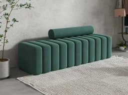 Nordic Living Room Sofa Footstool Light Luxury Upholstered Bench Bedroom Bed End Stool Creative Rectangular Shoe Changing Stool