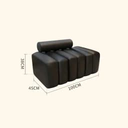 Nordic Living Room Sofa Footstool Light Luxury Upholstered Bench Bedroom Bed End Stool Creative Rectangular Shoe Changing Stool