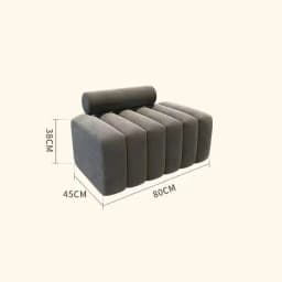Nordic Living Room Sofa Footstool Light Luxury Upholstered Bench Bedroom Bed End Stool Creative Rectangular Shoe Changing Stool
