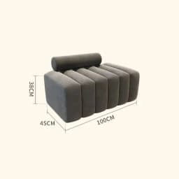 Nordic Living Room Sofa Footstool Light Luxury Upholstered Bench Bedroom Bed End Stool Creative Rectangular Shoe Changing Stool