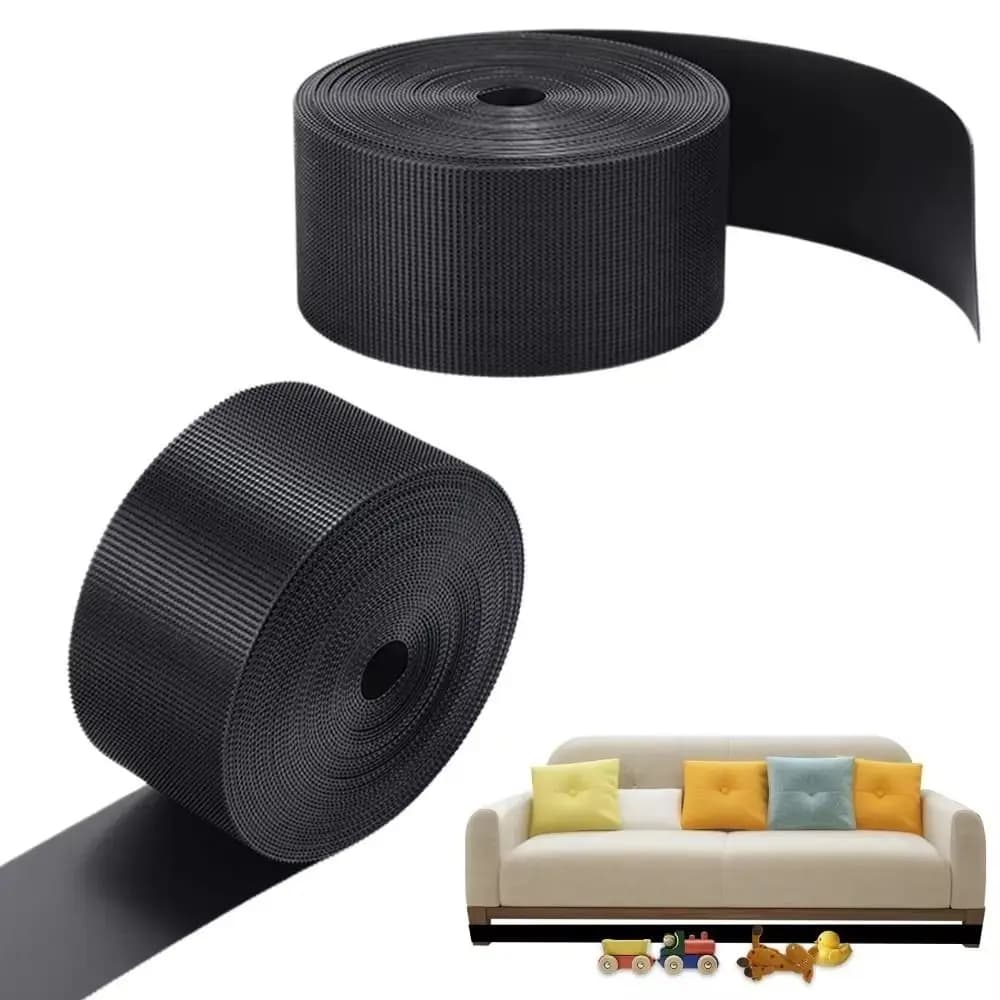 Durable 3/6/10M Sofa Toy Blocker Dustproof Adjustable Sofa Edge Baffle Nylon Adhesive Strap Under Couch Blocker