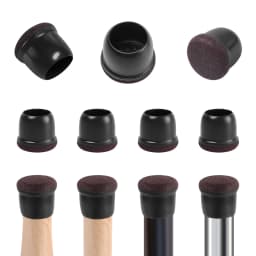 8PCS Upgraded Chair Leg Covers Silicone Anti-Slip Felt Furniture Feet Protectors from Scratches for Hardwood Floor Reduce Noise
