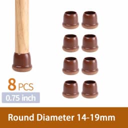 8PCS Upgraded Chair Leg Covers Silicone Anti-Slip Felt Furniture Feet Protectors from Scratches for Hardwood Floor Reduce Noise