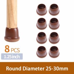 8PCS Upgraded Chair Leg Covers Silicone Anti-Slip Felt Furniture Feet Protectors from Scratches for Hardwood Floor Reduce Noise