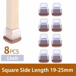 8PCS Upgraded Chair Leg Covers Silicone Anti-Slip Felt Furniture Feet Protectors from Scratches for Hardwood Floor Reduce Noise