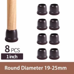 8PCS Upgraded Chair Leg Covers Silicone Anti-Slip Felt Furniture Feet Protectors from Scratches for Hardwood Floor Reduce Noise
