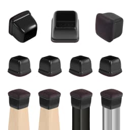 8PCS Upgraded Chair Leg Covers Silicone Anti-Slip Felt Furniture Feet Protectors from Scratches for Hardwood Floor Reduce Noise