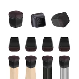 8PCS Upgraded Chair Leg Covers Silicone Anti-Slip Felt Furniture Feet Protectors from Scratches for Hardwood Floor Reduce Noise