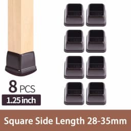8PCS Upgraded Chair Leg Covers Silicone Anti-Slip Felt Furniture Feet Protectors from Scratches for Hardwood Floor Reduce Noise