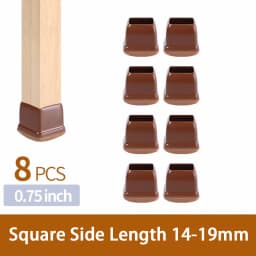 8PCS Upgraded Chair Leg Covers Silicone Anti-Slip Felt Furniture Feet Protectors from Scratches for Hardwood Floor Reduce Noise