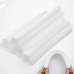 14pcs Sofa Fixing Bars White Foam Rods Gap Fillers Couch Slipcover Grips Furniture Tuck Sticks