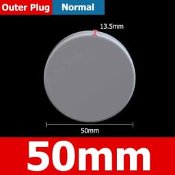1-10pcs 20/25/32/40/50/60/75/89/110/140/160/165/200/250/315/400mm PVC Pipe Plug Cap Tube Cover White Drainage Pipe Protect Cover