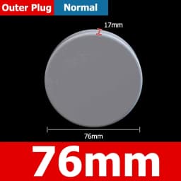 1-10pcs 20/25/32/40/50/60/75/89/110/140/160/165/200/250/315/400mm PVC Pipe Plug Cap Tube Cover White Drainage Pipe Protect Cover