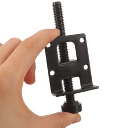 4pcs Adjustable Leg Levelers Screws Heavy Duty Furniture Feet Anti-Slip Floor Stabilizers for Cabinets Tables 10cm Black Plastic