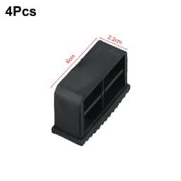 4Pcs/set Ladder Leg Feet Pads Ladder Non Slip Feet Attic Ladder Leg Protector Trapezoid Pads Replacement Non Slip