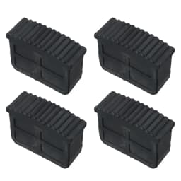 4Pcs/set Ladder Leg Feet Pads Ladder Non Slip Feet Attic Ladder Leg Protector Trapezoid Pads Replacement Non Slip
