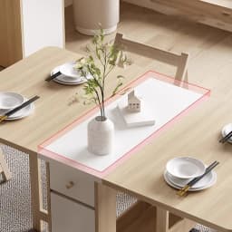 Folding Dining Table Set 6 Chairs Luxury Vintage Square Dining Table Extensio Nordic Mesas Y Sillas De Comedor Kitchen Furniture
