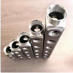 G1"G1/2" Floor heating system accessories stainless steel 304 Water Distribution Manifold for Underfloor Heating System DN25 1/2