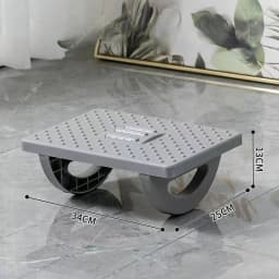 1PC Portability Foot Rest Under Desk Footrest Ergonomic Foot Stool Rocker Balance Board Comfortable Foot Stool for Home Office