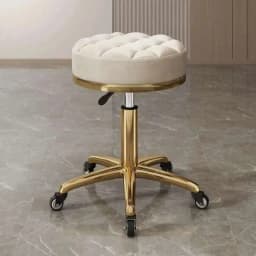 Barber Nail Salon Chair Swivel Wheels Rotating Salon Hair Stylist Barbershop Equipment Furniture Professional Rolling Silla