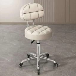 Barber Nail Salon Chair Swivel Wheels Rotating Salon Hair Stylist Barbershop Equipment Furniture Professional Rolling Silla