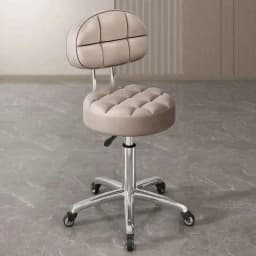 Barber Nail Salon Chair Swivel Wheels Rotating Salon Hair Stylist Barbershop Equipment Furniture Professional Rolling Silla