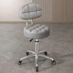 Barber Nail Salon Chair Swivel Wheels Rotating Salon Hair Stylist Barbershop Equipment Furniture Professional Rolling Silla