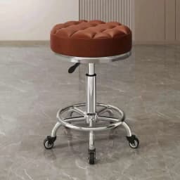 Barber Nail Salon Chair Swivel Wheels Rotating Salon Hair Stylist Barbershop Equipment Furniture Professional Rolling Silla