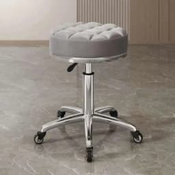 Barber Nail Salon Chair Swivel Wheels Rotating Salon Hair Stylist Barbershop Equipment Furniture Professional Rolling Silla
