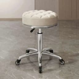 Barber Nail Salon Chair Swivel Wheels Rotating Salon Hair Stylist Barbershop Equipment Furniture Professional Rolling Silla