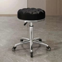 Barber Nail Salon Chair Swivel Wheels Rotating Salon Hair Stylist Barbershop Equipment Furniture Professional Rolling Silla
