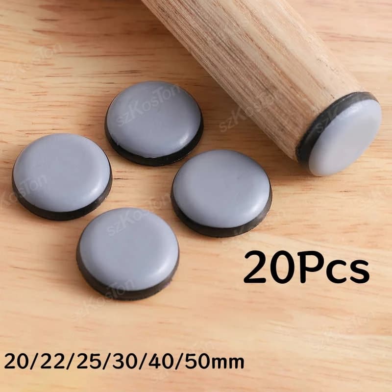 20PCS Furniture Slider Pads Table Chair Leg Sliding Block Anti Scratch Easy Move Heavy Furniture Leg Mat Thickened Moving Pads