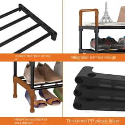 Multilaye Shoe Rack Shoes Organizer Shoerack Shoebox Shoe-Shelf Plant Shelves Metal Cabinet Shoes Organizer Cabinets Space