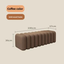UVR Light Luxury Shoeshine Bench Doorway Upholstered Bench Modern Simple Sofa Footrest Chair Bedside Bench Home Furniture