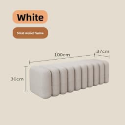 UVR Light Luxury Shoeshine Bench Doorway Upholstered Bench Modern Simple Sofa Footrest Chair Bedside Bench Home Furniture