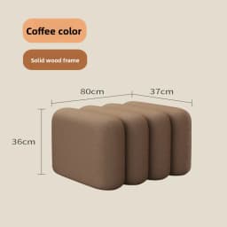 UVR Light Luxury Shoeshine Bench Doorway Upholstered Bench Modern Simple Sofa Footrest Chair Bedside Bench Home Furniture